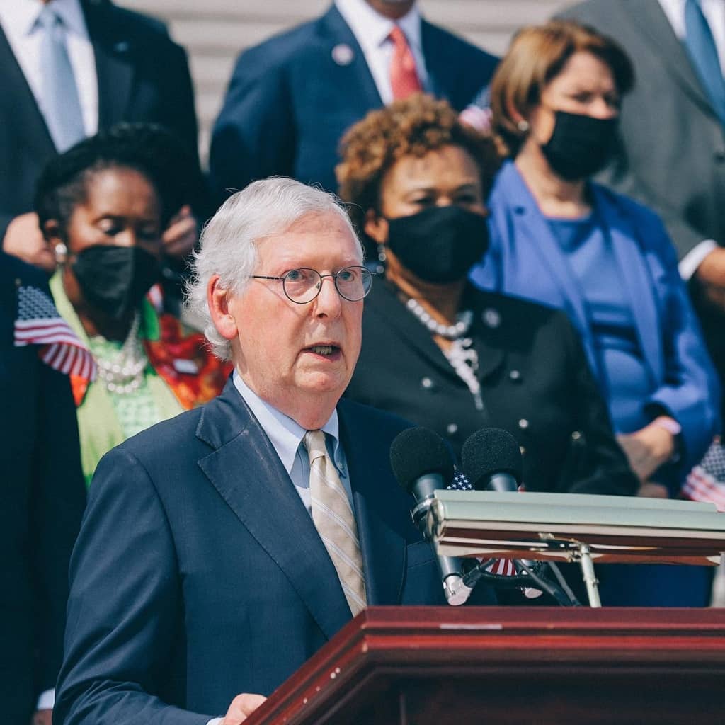 Mitch McConnell at public event