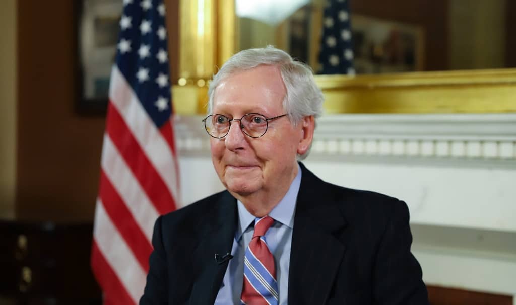 Mitch McConnell with cute smile