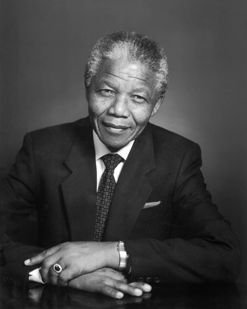 Nelson Mandela wore coat