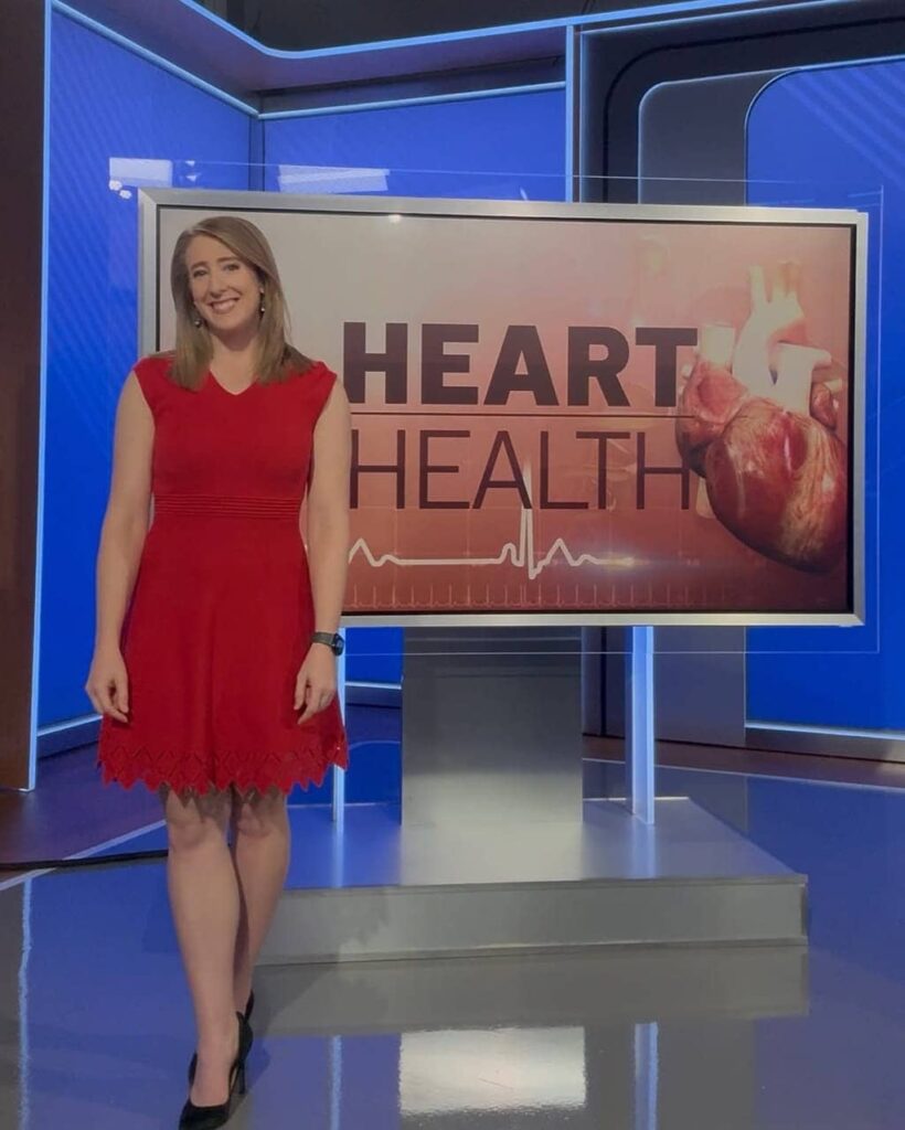 Adrienne Vonn on National WearRedDay