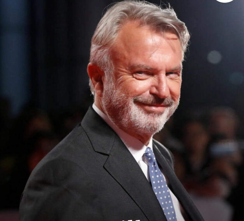 Sam Neill with cute smile