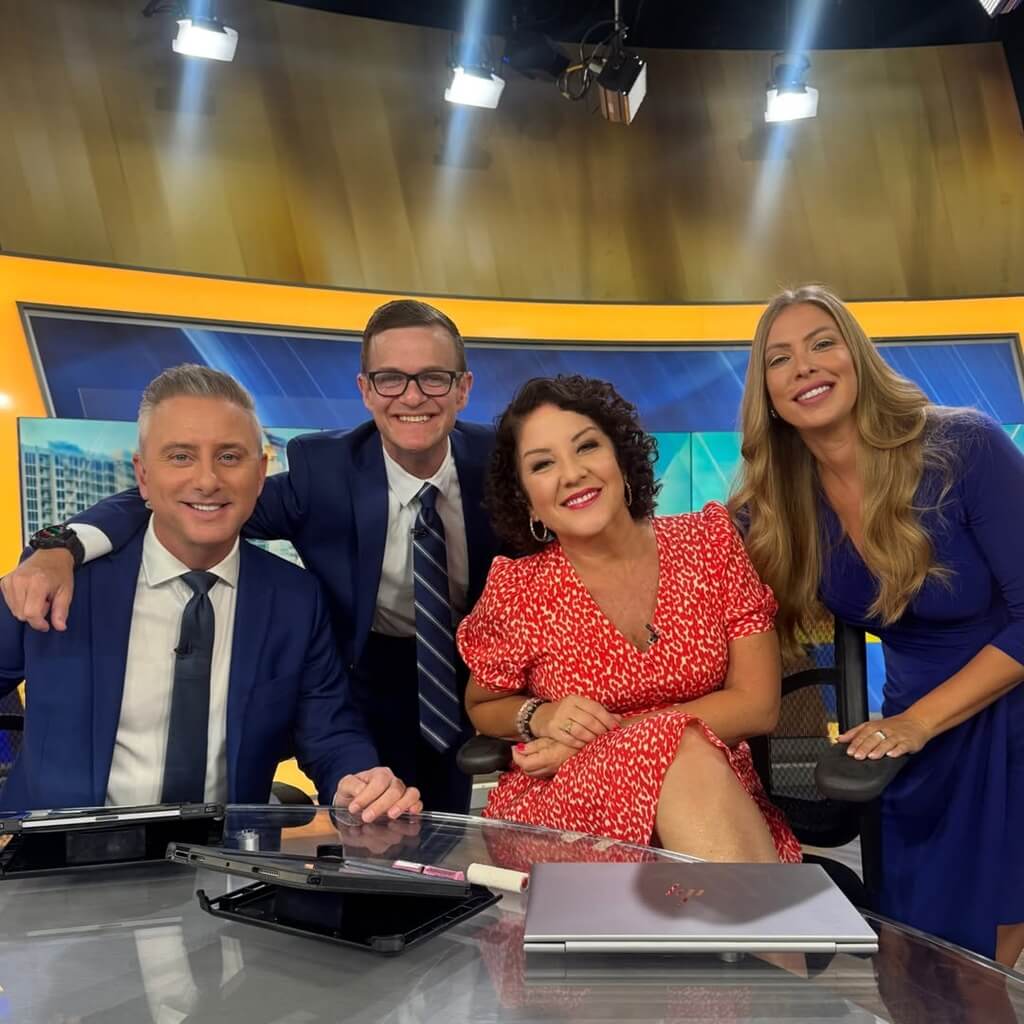 Nancy Alvarez with her co workers
