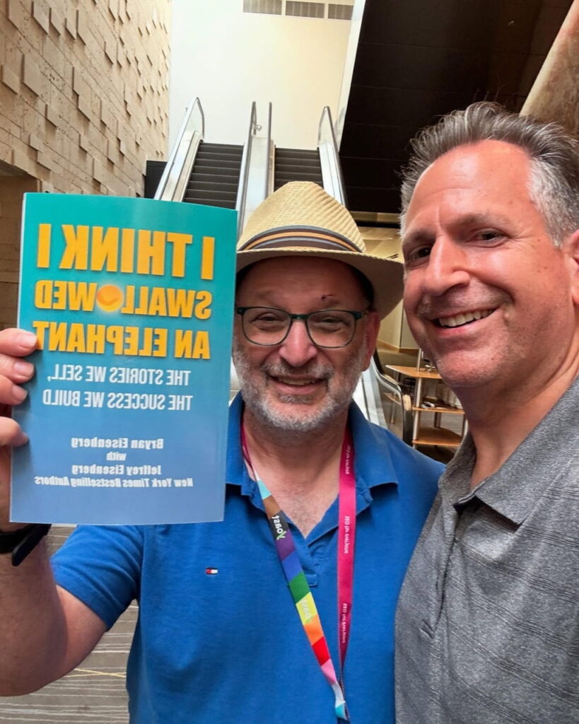 Bryan Eisenberg with his own book