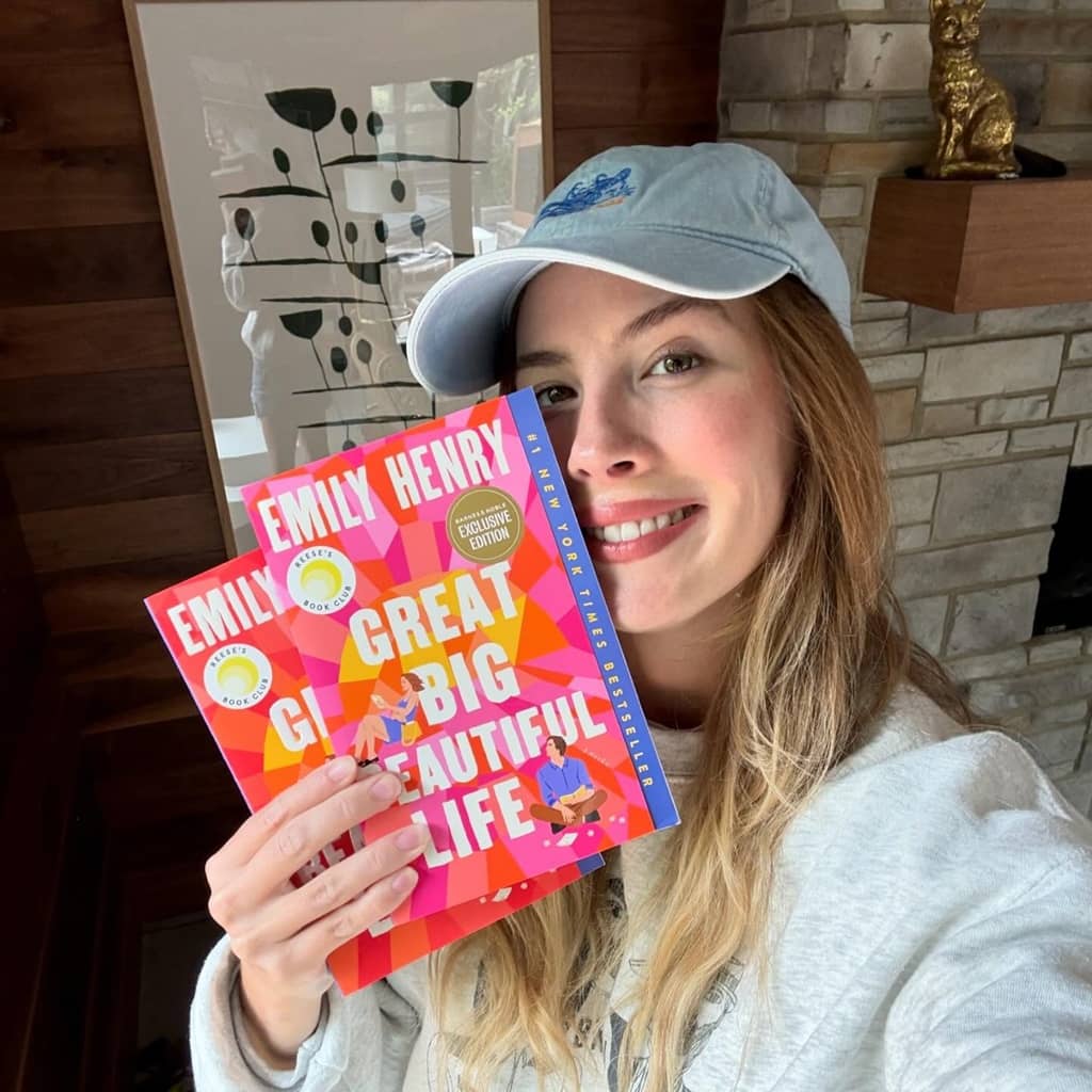 Emily Henry with hat