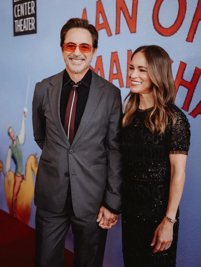 Robert Downey Jr. with his wife