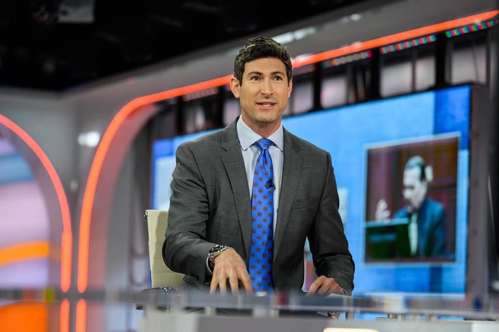 Sam Brock at news channel
