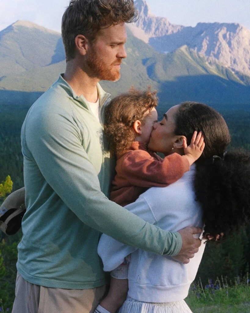 Shann Bailee with her husband and daughter