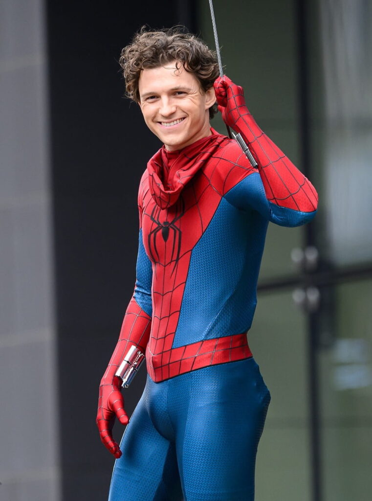 Tom Holland's spiderman look