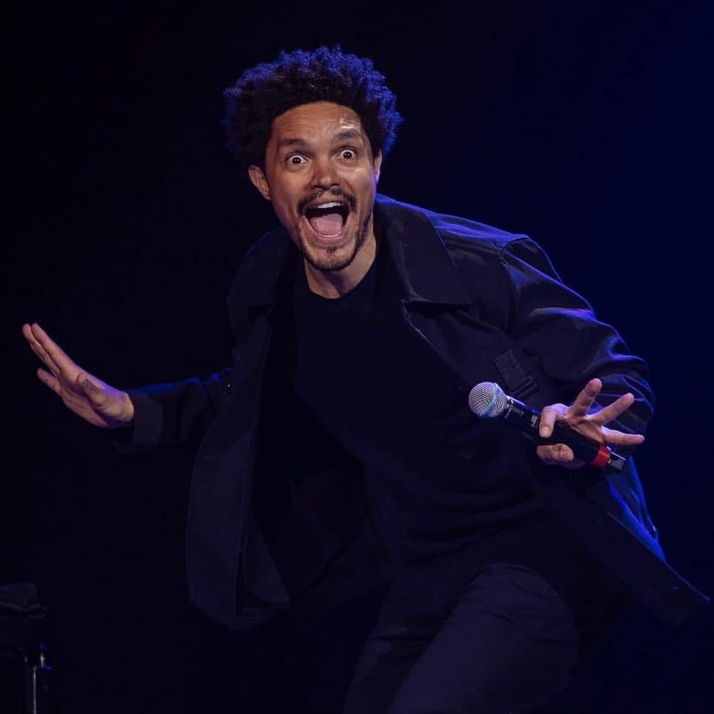 Trevor Noah during performing