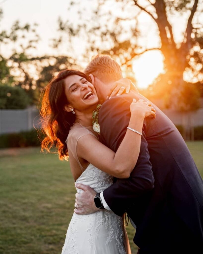 William Ishmael with his wife jennifer winget